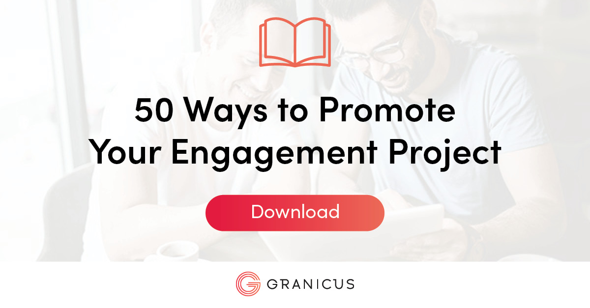 50 Ways To Promote Your Engagement Project | Granicus